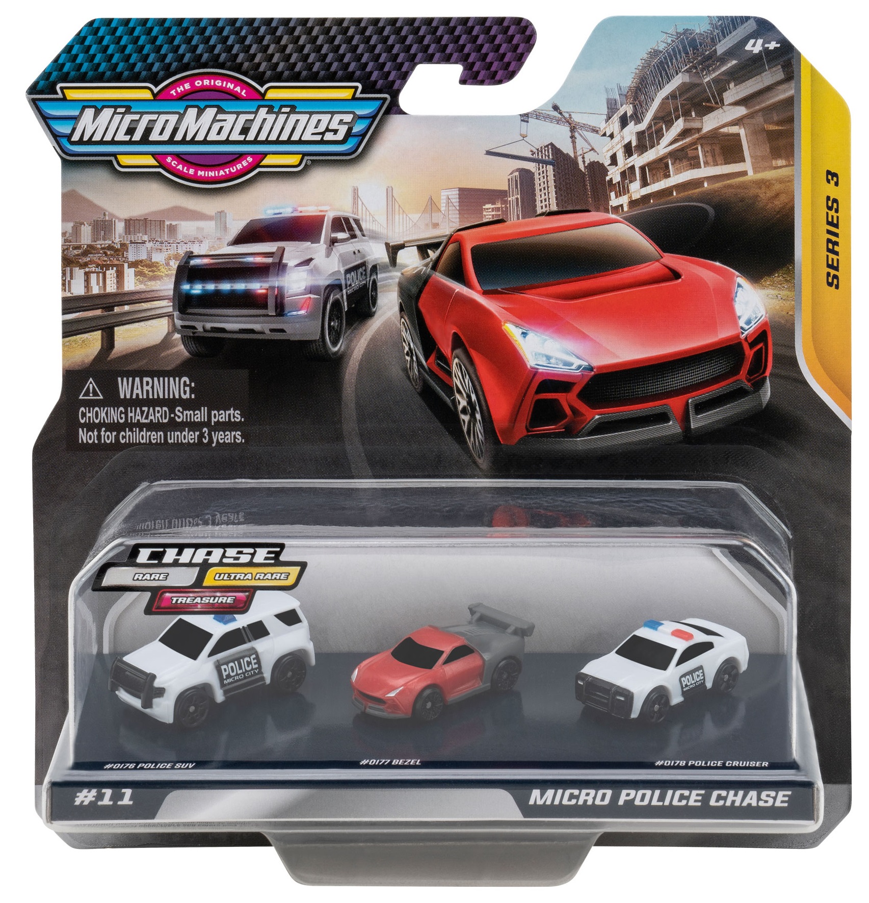 

Іграшковий набір Micro Machines Поліцейська погоня (3 шт.) W3 (6625992)