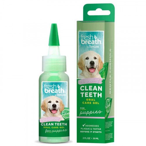 

Гель для чистки зубов TropiClean Oral Care Gel Clean Teeth для щенков, 59 мл