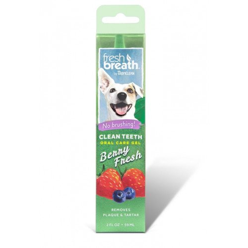 

Гель для чистки зубов TropiClean Oral Care Gel Berry Fresh "Свежая ягода" для собак, 59 мл