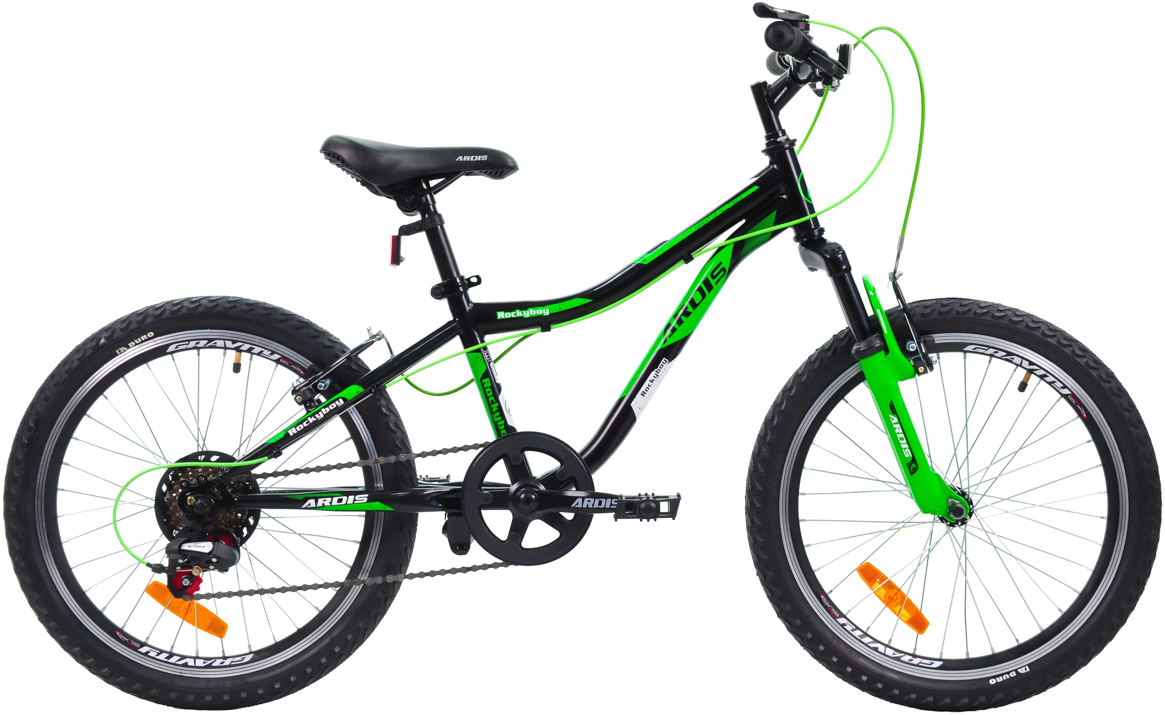 

Детский велосипед Ardis Rocky Boy 20" 2021 Черно-зеленый (0492-1)
