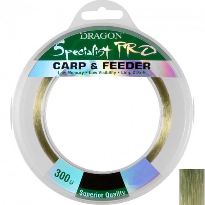 

Леска Dragon Specialist Pro Carp - Feeder 300 м 0.20 мм 5.75 кг (TDC-31-09-120)