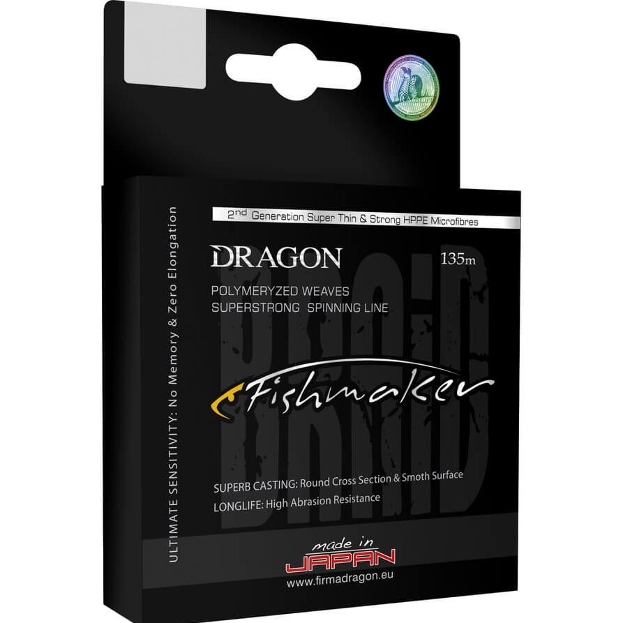 

Шнур Dragon Fishmaker 135 м 0.18 мм 17.90 кг Оранжевый (PDF-41-04-618)