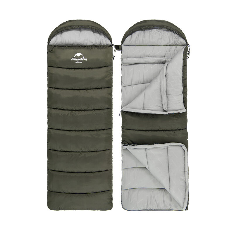 

Спальник с капюшоном Naturehike U350 NH20MSD07 зеленый, левый