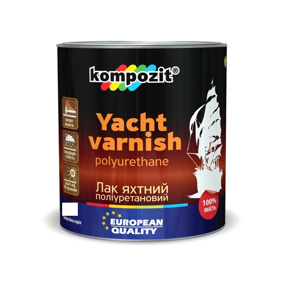 

Яхтный лак TM KOMPOZIT Шелковисто-матовый 10 л
