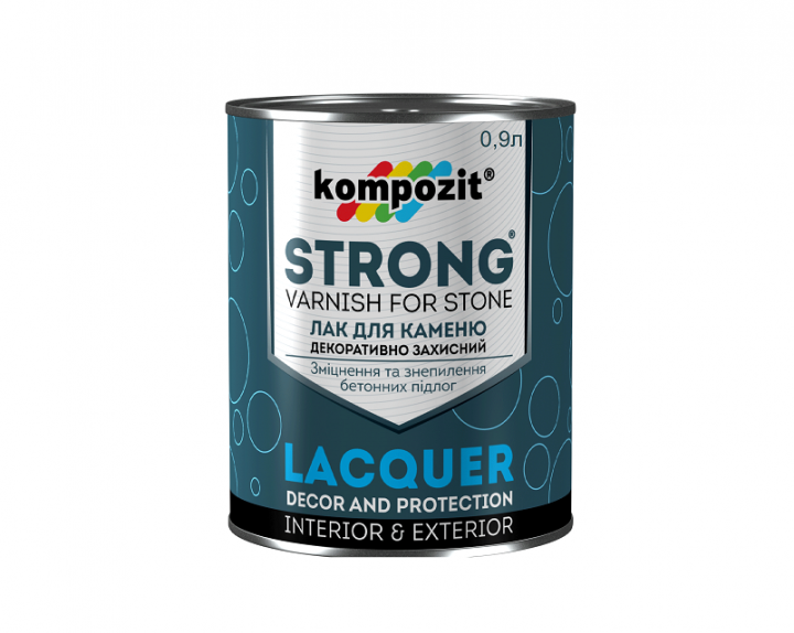 

Kompozit STRONG Лак для камня 0,9 л