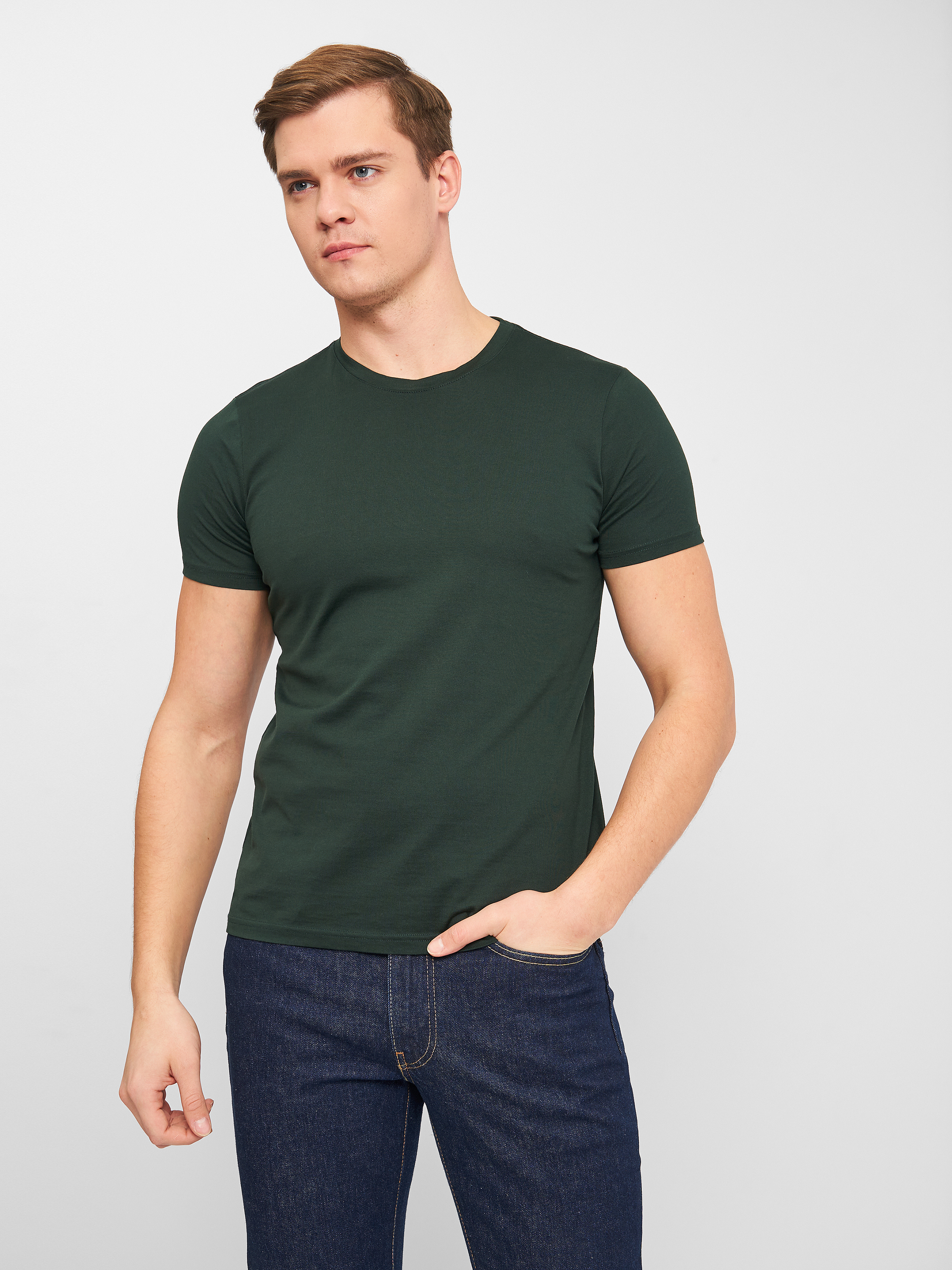 

Футболка H&M 0386859-8 M Зеленая