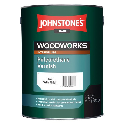 

Лак для мебели Johnstone's Polyurethane Varnish Clear Satin 5 л