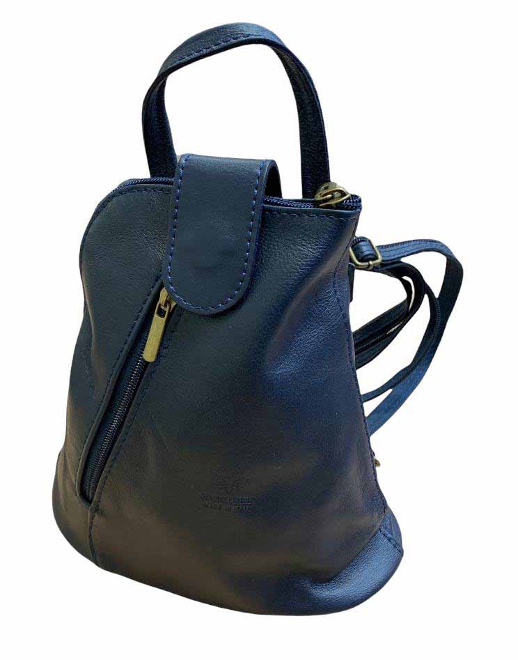 

Рюкзак Italian Bags 3358_blue_blue Кожаный Синий