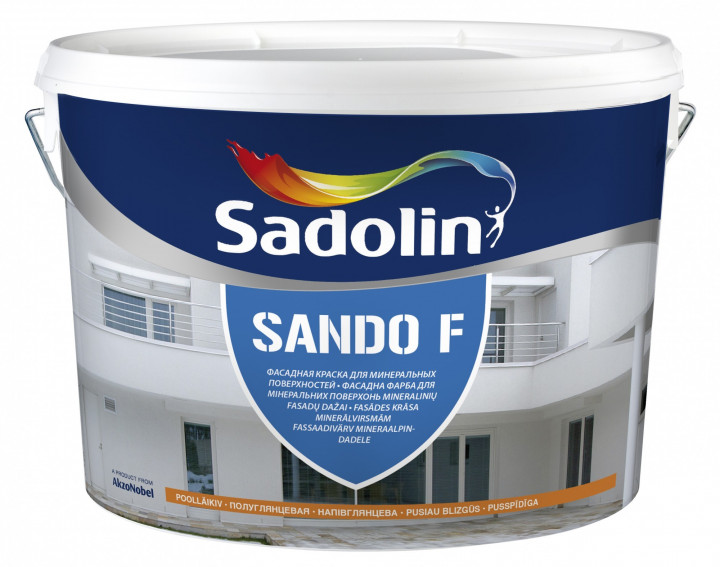 

Краска Sadolin SANDO F - краска для каменного пола, белая BW,5 л.