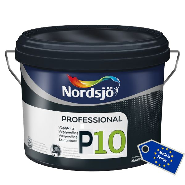 

Краска Sadolin PROFESSIONAL P10 -износостойкая краска для стен, белый BW, 10 л.