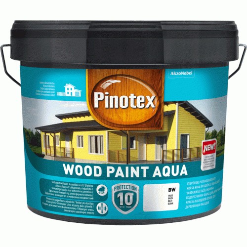 

PINOTEX WOOD PAINT AQUA Краска на водной основе для деревянных фасадов Зеленая 9 л