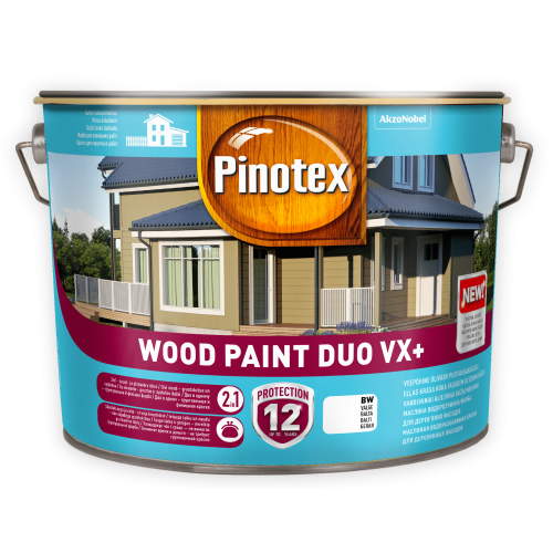 

PINOTEX WOOD PAINT DUO VX+ масляная краска BW, белый 10 л