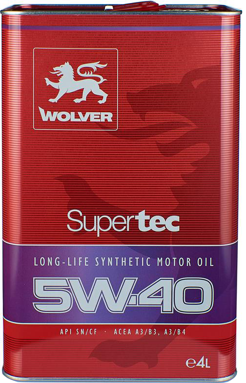 Акція на Моторное масло Wolver SuperTec 5W-40 4 л (4260360940019) від Rozetka UA