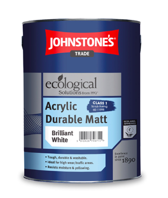 

Матовая эмульсия для внутренних работ Johnstone;s Acrylic Durable Matt 2,5 л