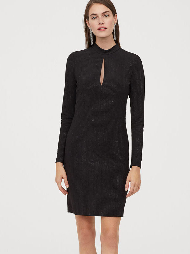 

Платье H&M 060821731  Черное, Платье H&M 060821731 XS Черное