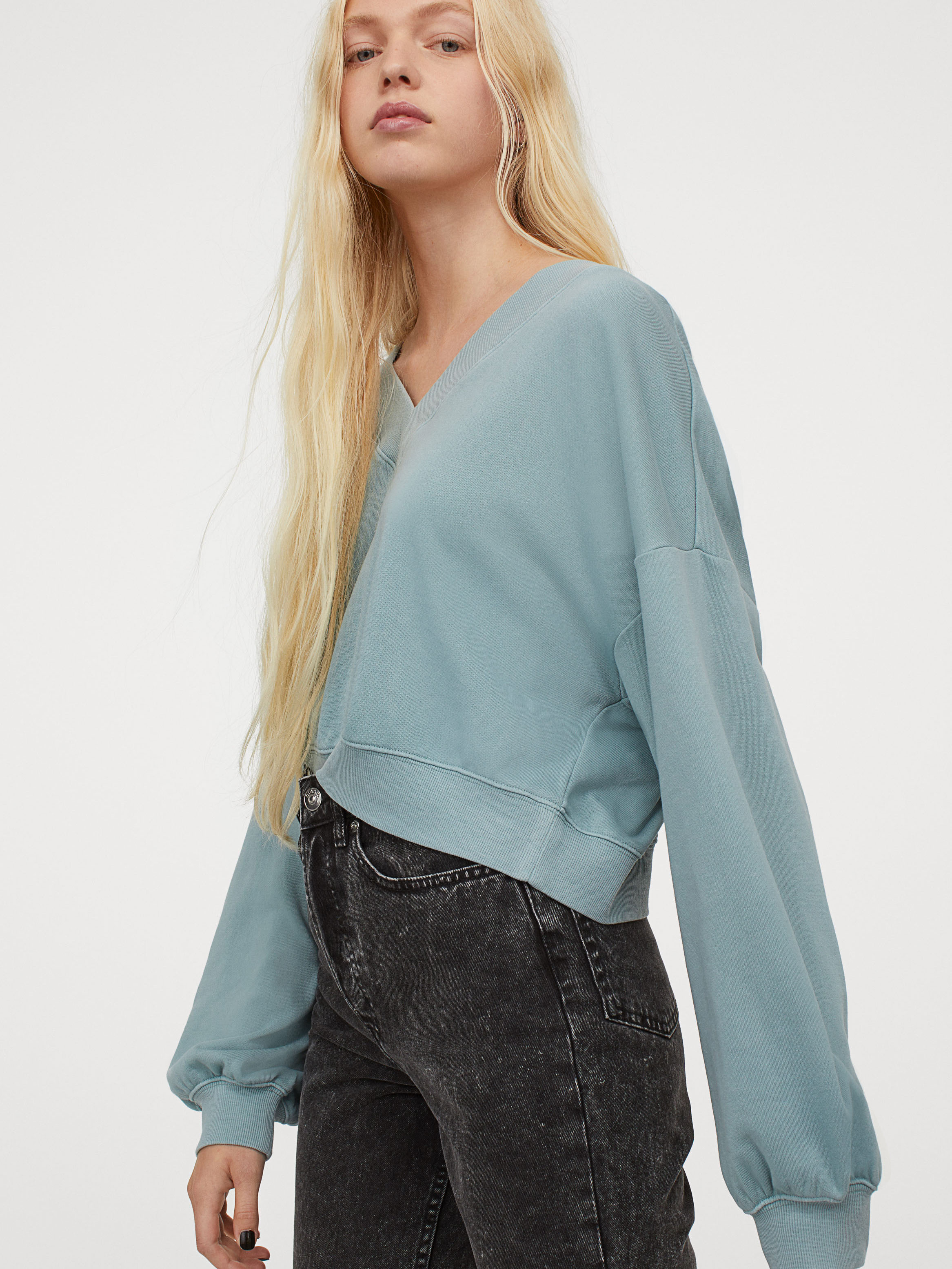 

Свитшот H&M 060911195  Бирюзовый, Свитшот H&M 060911195 XL Бирюзовый