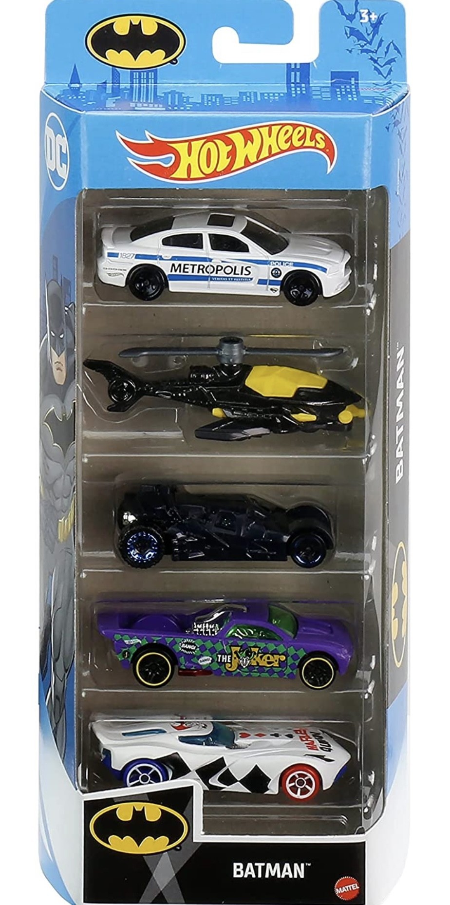 

Коллекционный набор из 5 шт. Hot Wheels Batman Бэтмен