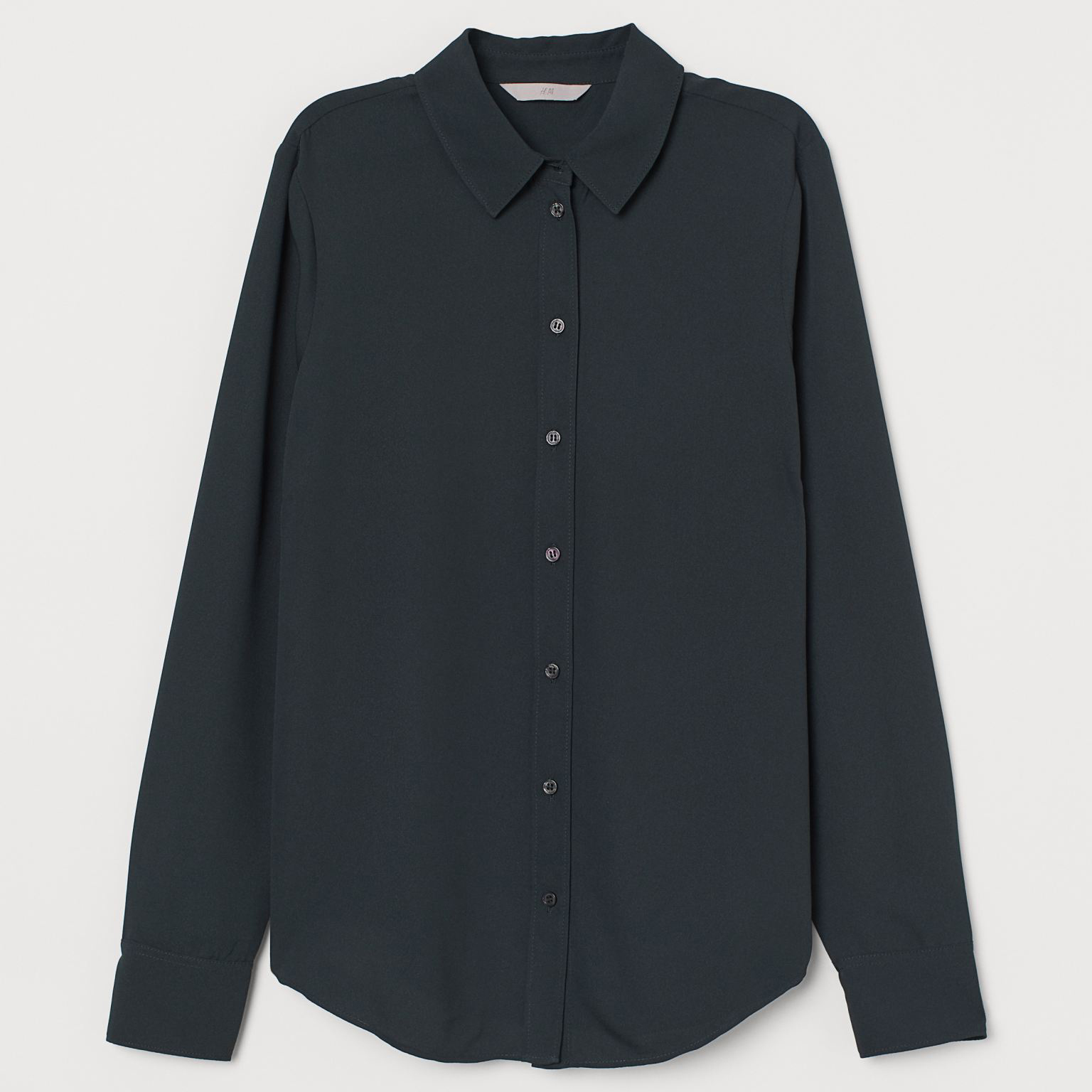 

Рубашка H&M 060762856  Темно-болотная, Рубашка H&M 060762856 44 Темно-болотная