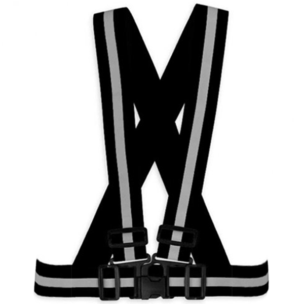 

Светоотражающий пояс-жилет для велосипедистов UFT waistcoat Black