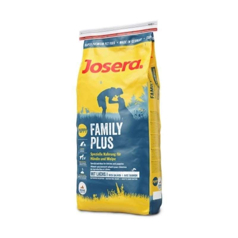 

Сухой корм с лососем для самок и щенков Josera Family Plus 15кг