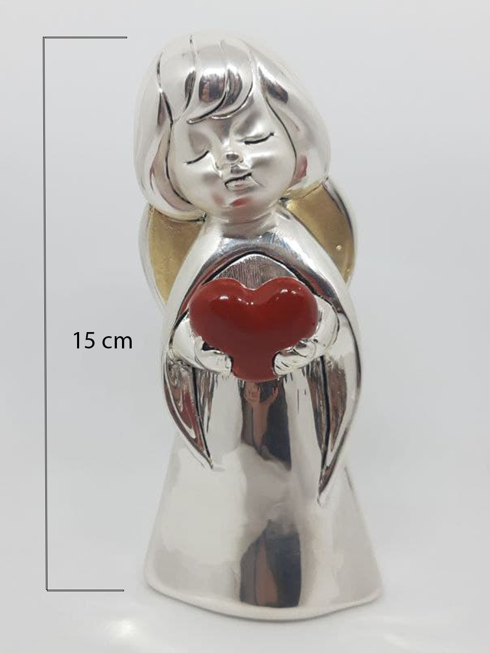 

Статуетка срібна "Ангел любові" 15 см R 17889