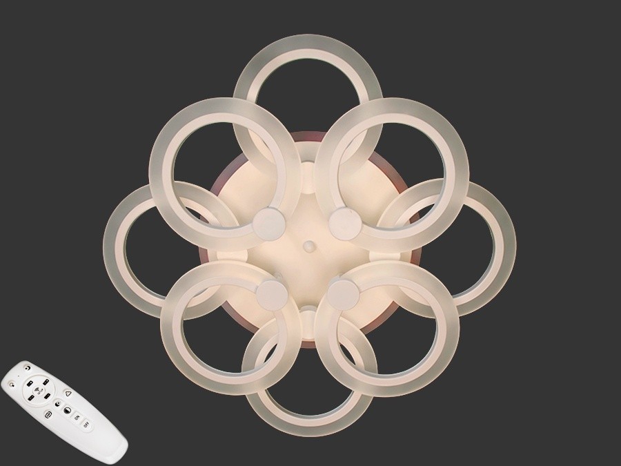 

Люстра LED DIASHA 230W біла A8022/4+4WH LED RGB dim