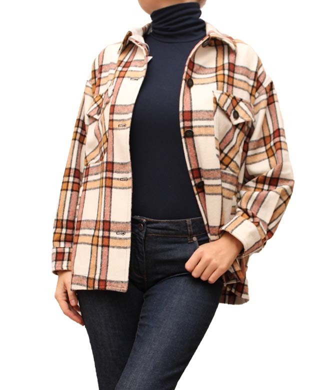 

Рубашка шерстяная Oversize р. XXL бежевая