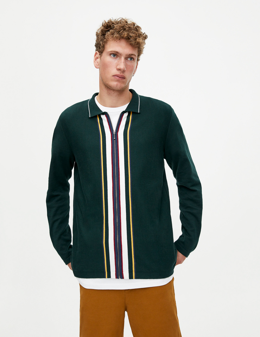 

Кофта PULL & BEAR М0117753 (5558/519/501) цвет зеленый, Кофта PULL & BEAR М0117753 (5558/519/501) цвет зеленый L