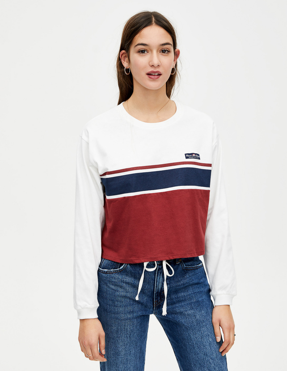 

Свитшот PULL & BEAR Ж1080353 (5246/305/957) цвет белый-бордовый, Свитшот PULL & BEAR Ж1080353 (5246/305/957) цвет белый-бордовый S