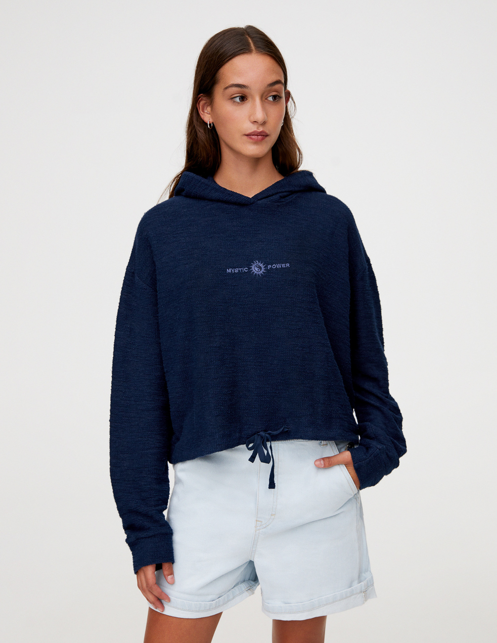 

Худи PULL & BEAR Ж1080466 (9596/332/422) цвет синий, Худи PULL & BEAR Ж1080466 (9596/332/422) цвет синий S