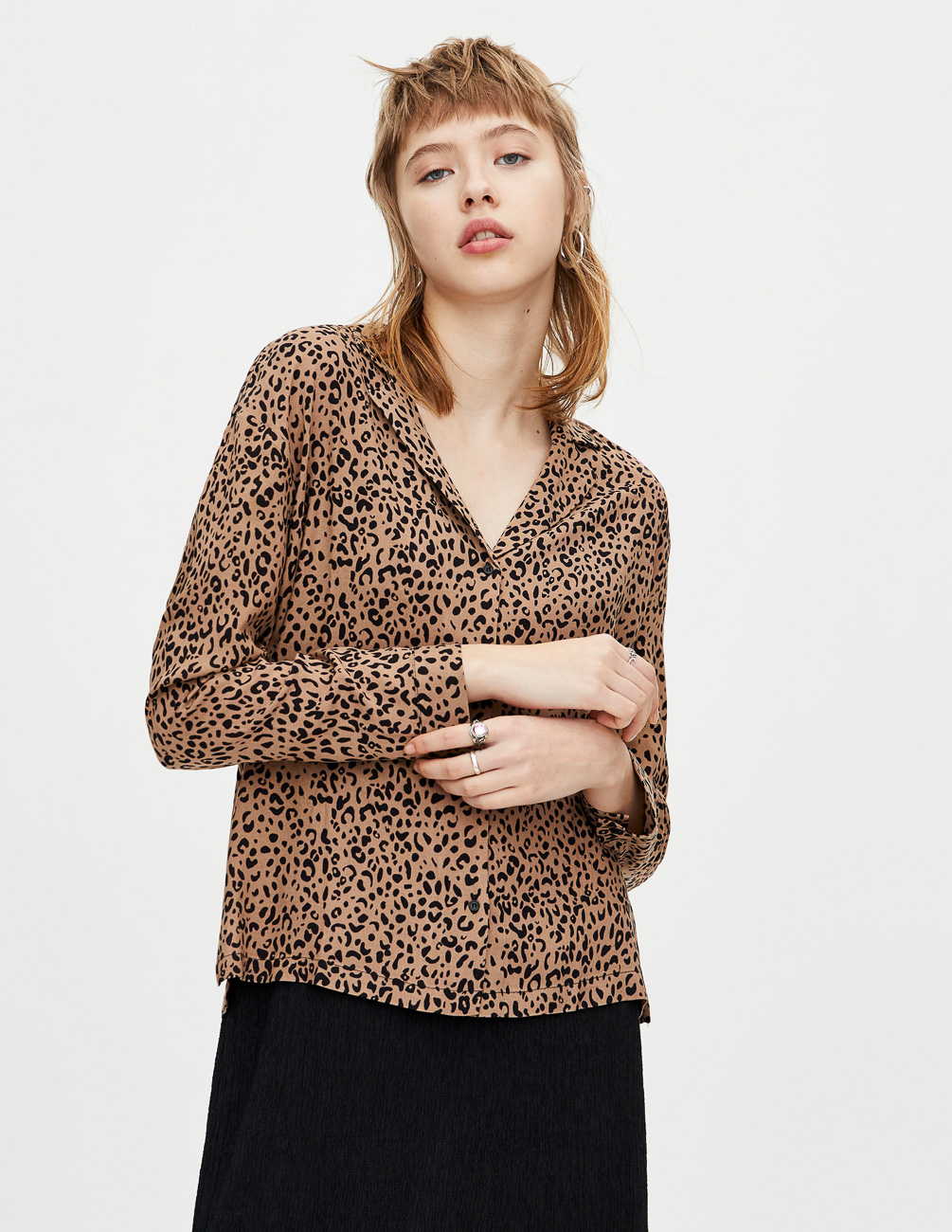 

Блуза PULL & BEAR Ж1080389 (5470/334/700) цвет коричневый, Блуза PULL & BEAR Ж1080389 (5470/334/700) цвет коричневый S