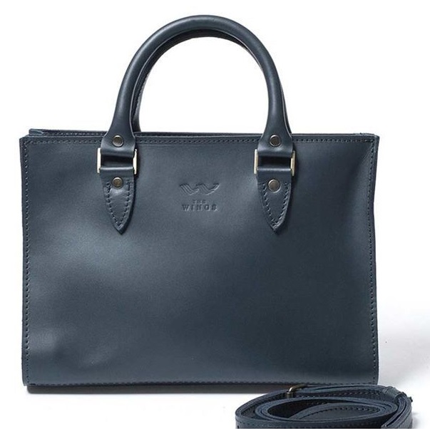 

Сумка женская кожаная The Wings FANCY синяя TW-Fency-blue-ksr