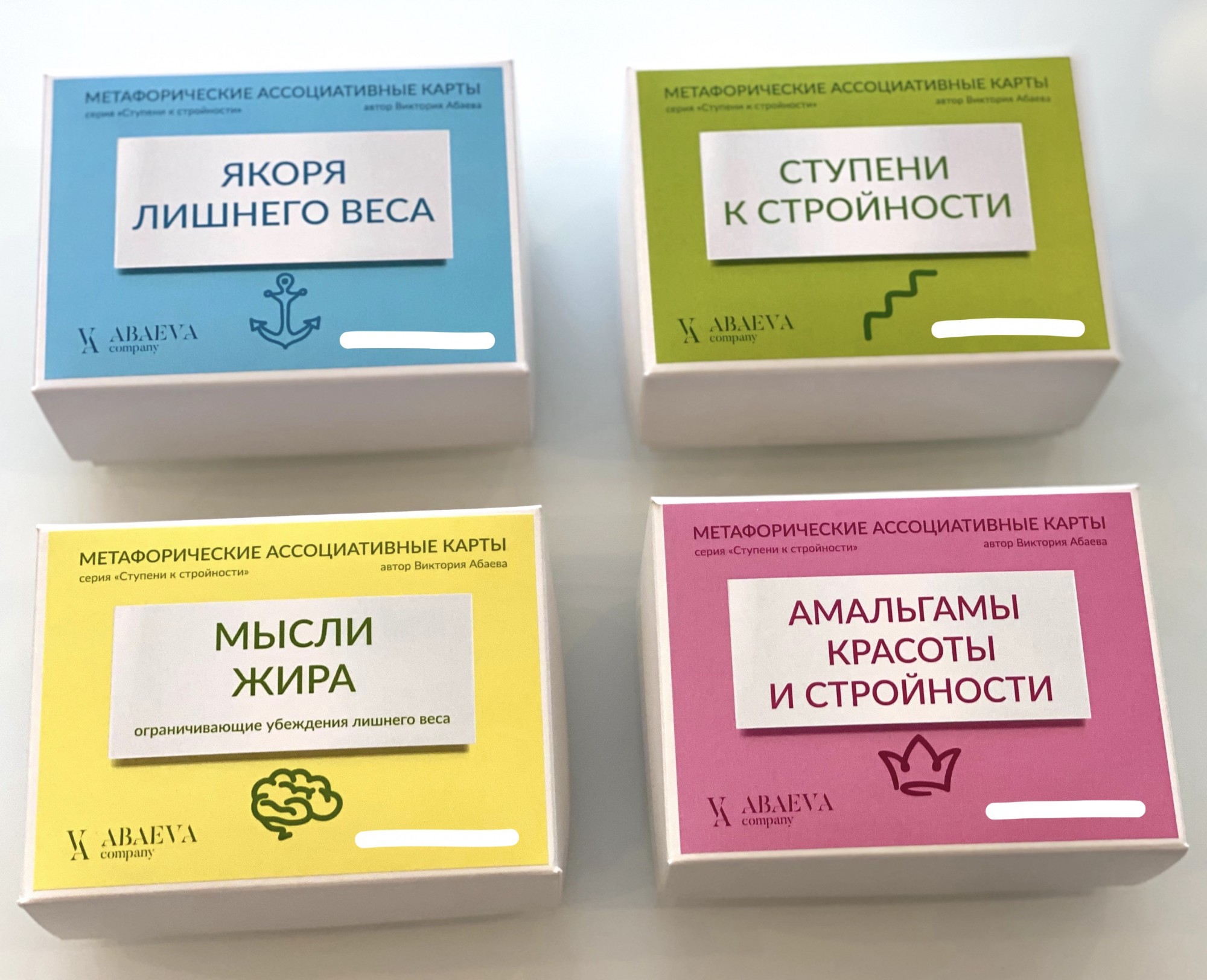 

Набор метафорических ассоциативных карт Серия МАК "Ступени к стройности"