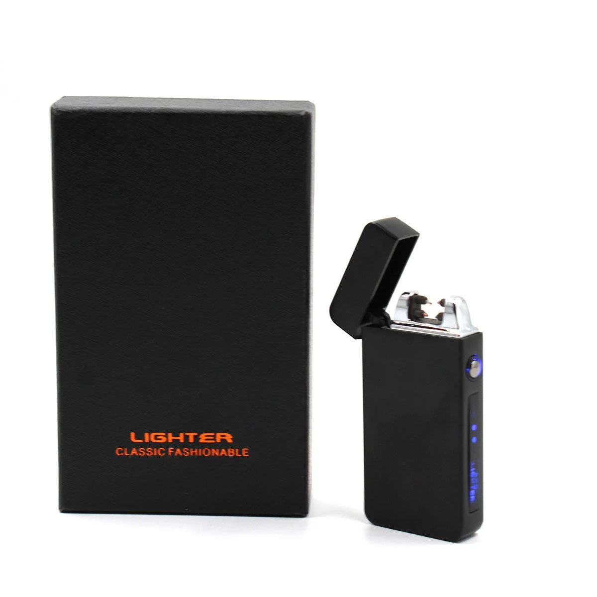 

Зажигалка электроимпульсная електрическая Lighter Jl-613 черная