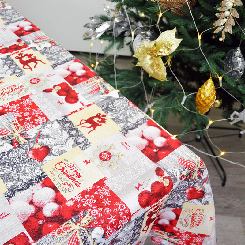 

Новогодняя скатерть Time Textile X-mas Wish Серый, Красный TT173591 140x280