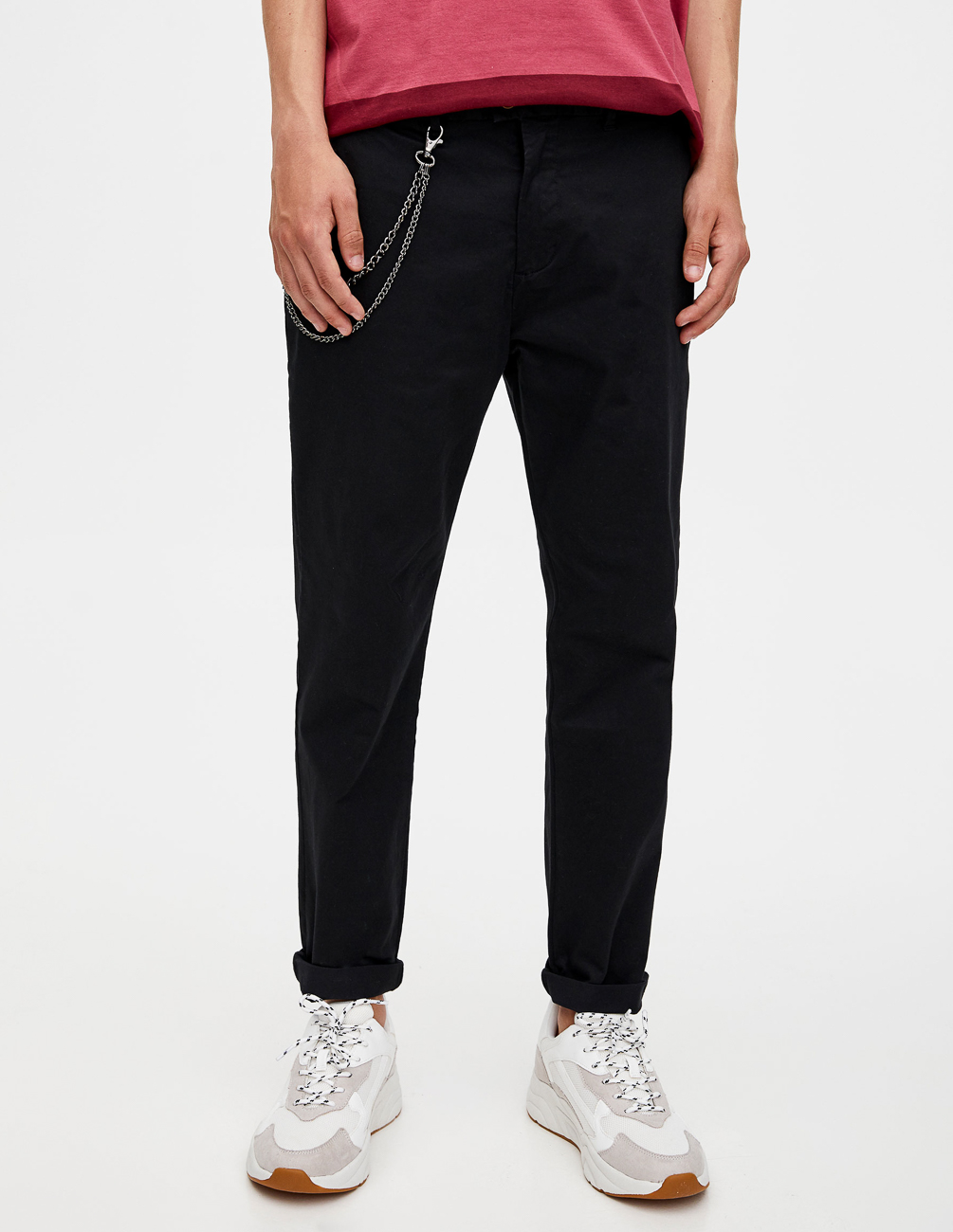 

Брюки PULL & BEAR М0117937 (9670/523/800) цвет черный, Брюки PULL & BEAR М0117937 (9670/523/800) цвет черный 34