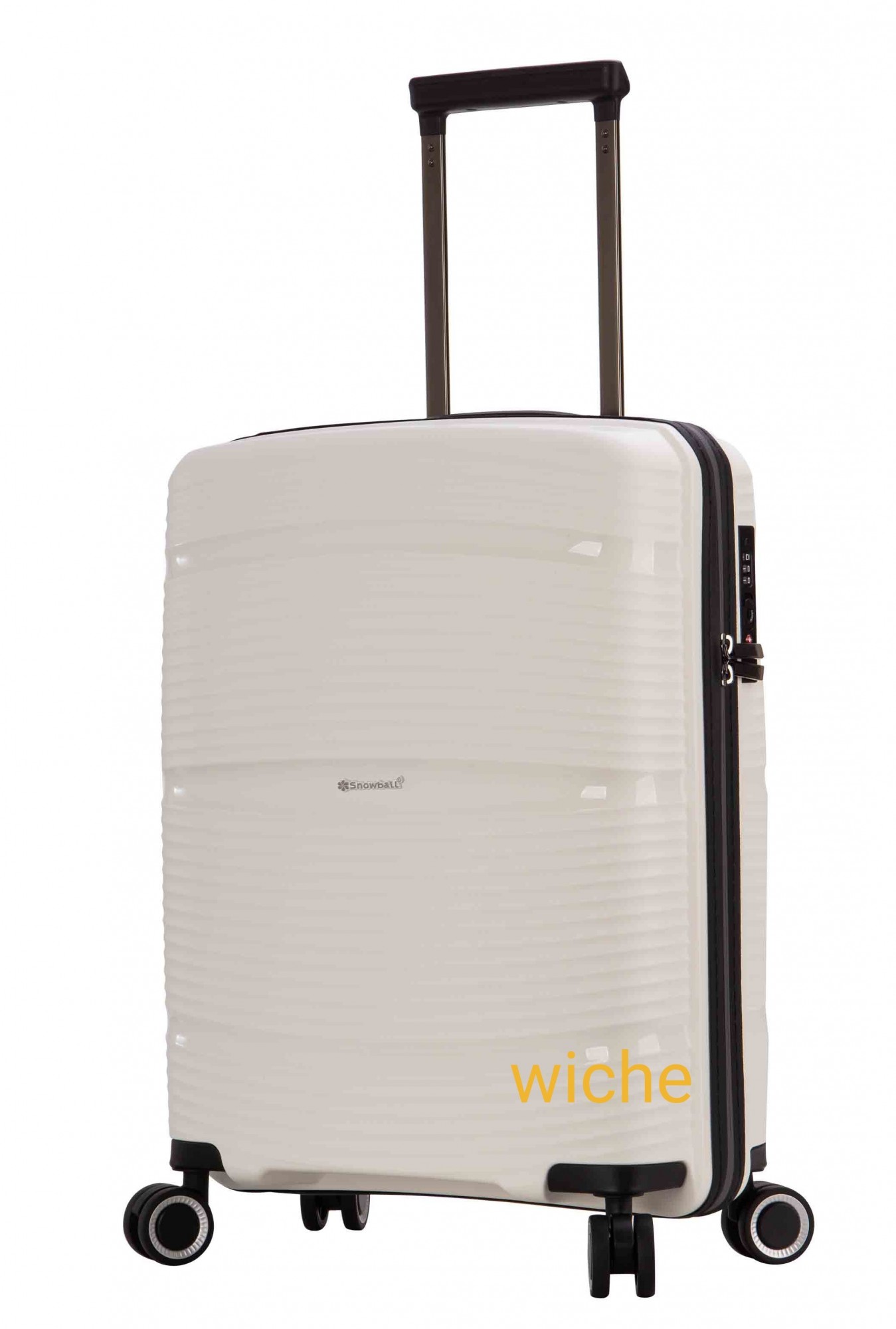 

Чемодан Snowball 94103 S 20" полипропілен 35л Білий