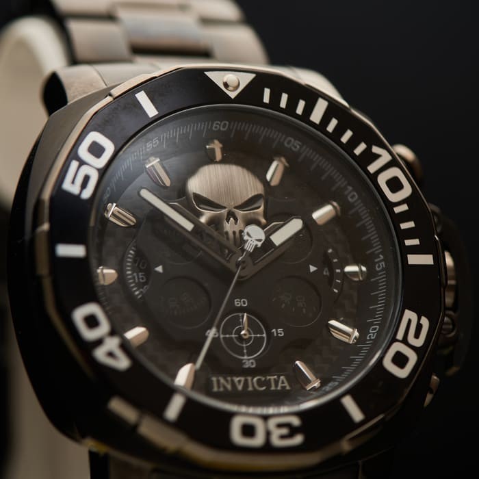 

Швейцарские мужские наручные часы Invicta MARVEL PUNISHER 35093