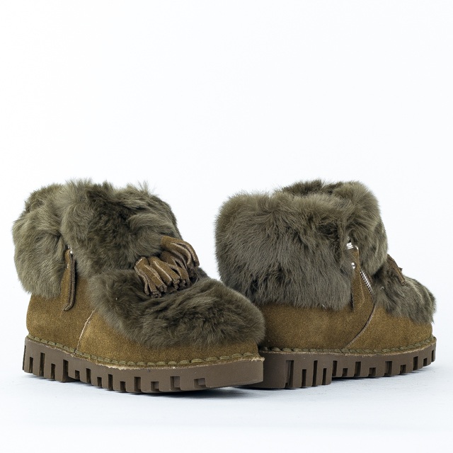 

Угги женские зима Allshoes 00-00021034 Хаки р.39 (23,5 см.)