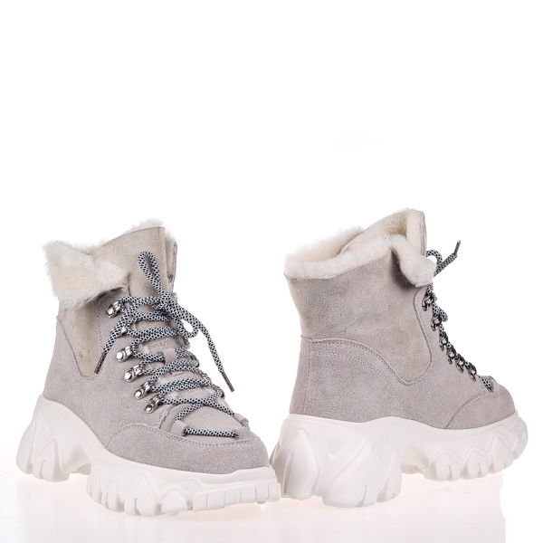 

Ботинки женские зима Allshoes 00-00022036 Бежевый р.38 (23,5 см.)