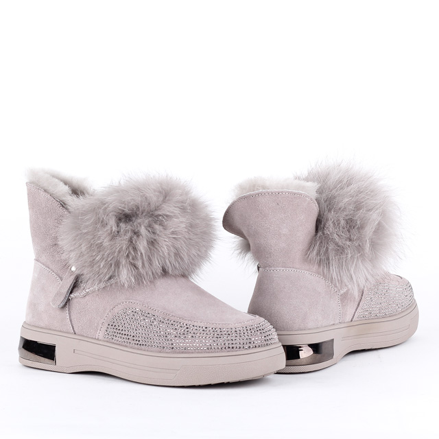 

Угги женские зима Allshoes 00-00021959 Серый р.36 (23 см.)