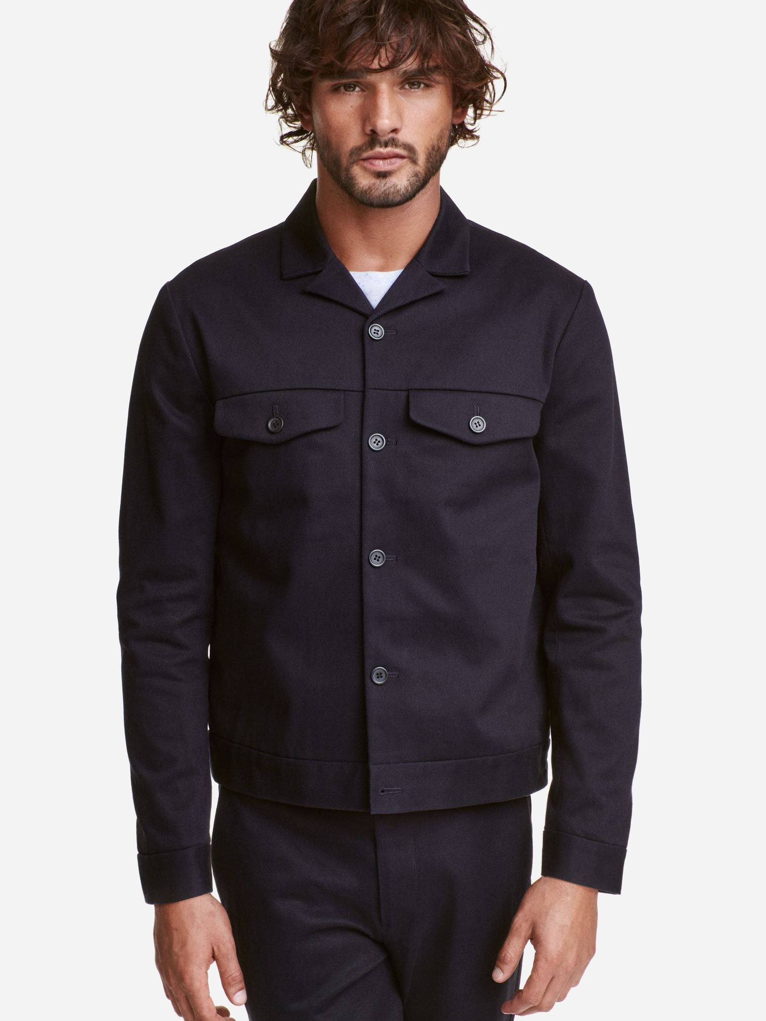 

Куртка H&M 0426301-4  Темно-синя, Куртка H&M 0426301-4 56 Темно-синя