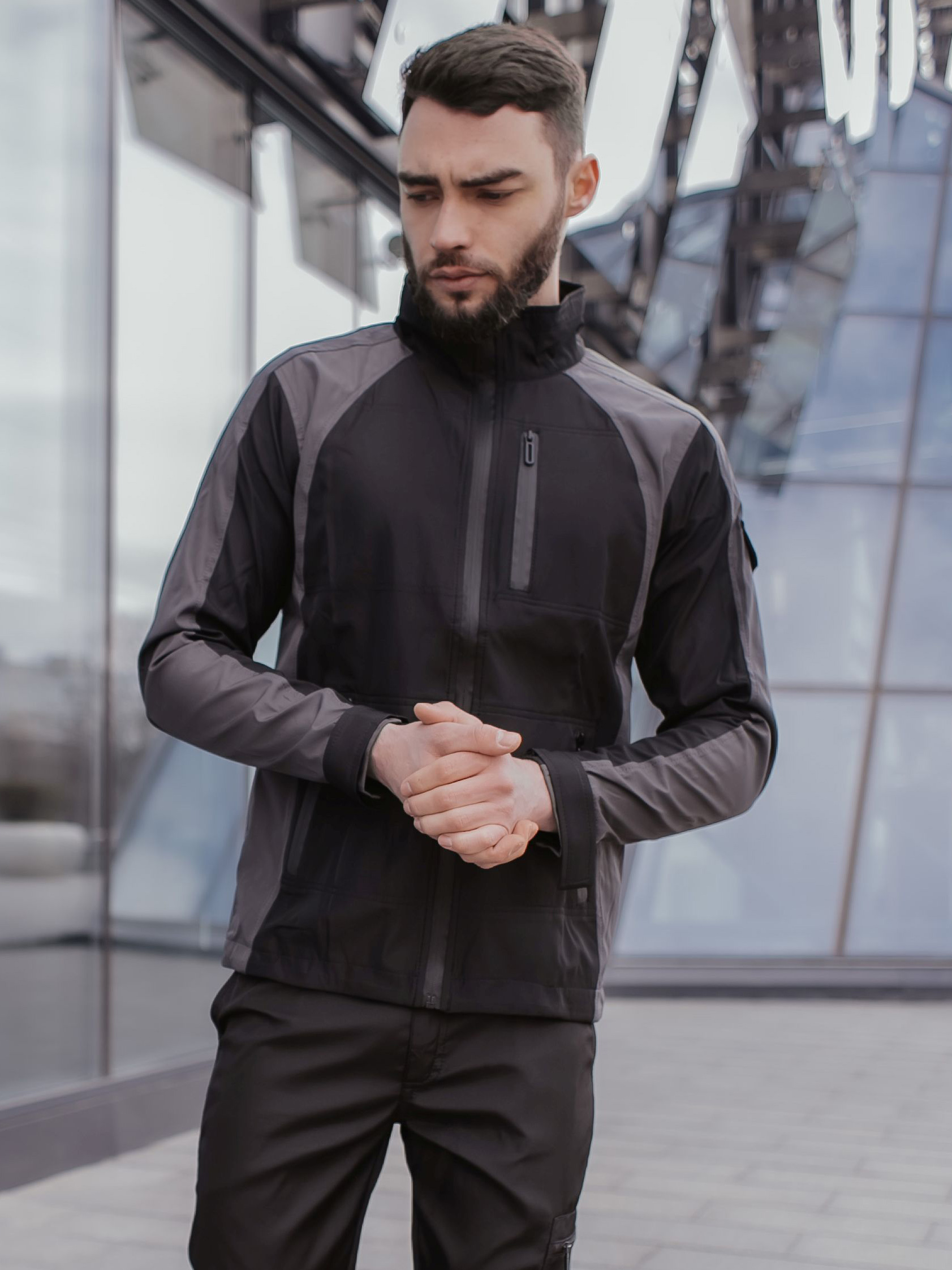 

Ветровка IBR SoftShell Light 'iForce' 1589542223  Серая с черным, Ветровка IBR SoftShell Light 'iForce' 1589542223 M Серая с черным