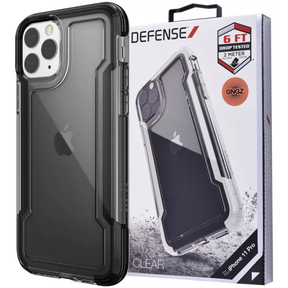 

Противоударный чехол Defense Clear Series (TPU+PC) для Apple iPhone 11 Pro (5.8") (Черный)