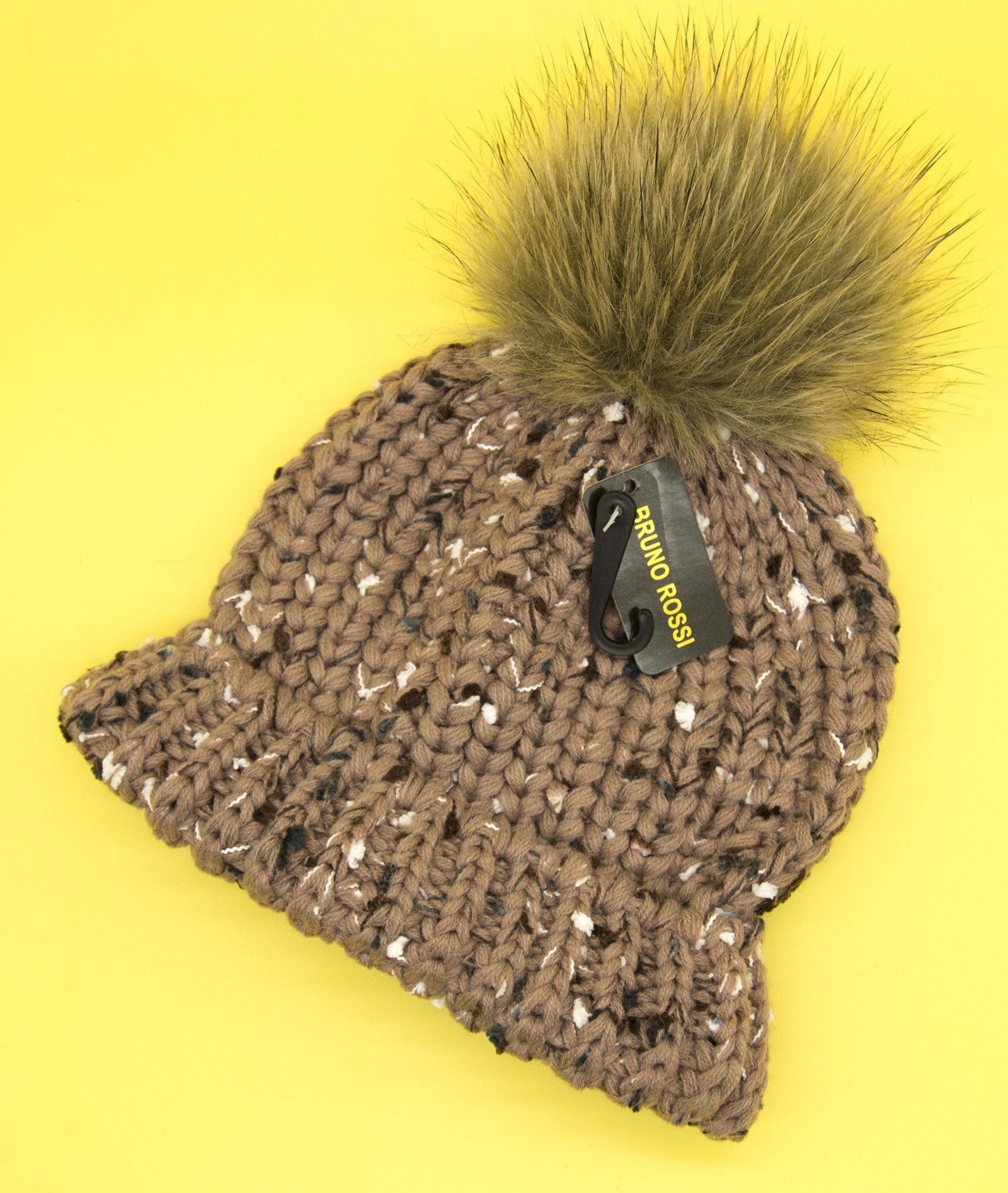 

Шапка Bruno Rossi all size Темно-коричневый (CZ-24 dark-brown all size)