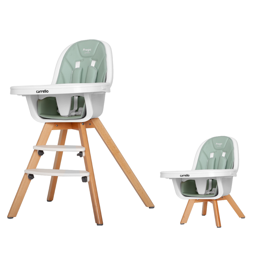 

Стілець для годування CARRELLO Prego CRL-9504/1 Ash Green /1/