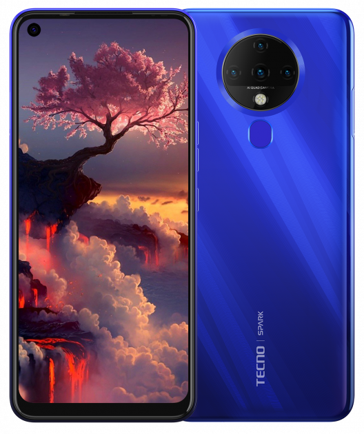 

Мобильный телефон Tecno Spark 6 4 128GB Ocean Blue
