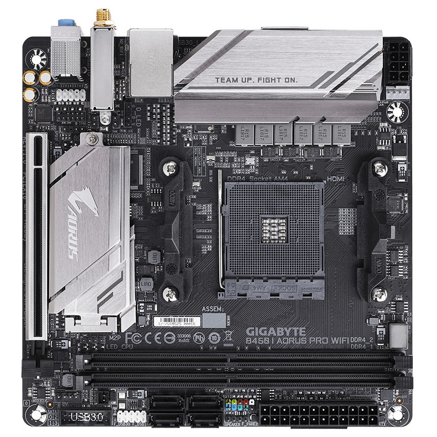 

Материнская плата Gigabyte B450 I AORUS PRO WIFI