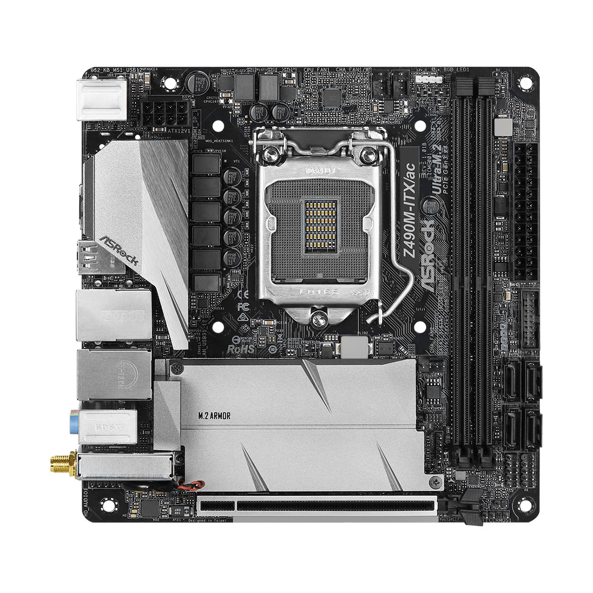 

Материнская плата ASRock Z490M-ITX/AC (90-MXBC00-A0UAYZ)