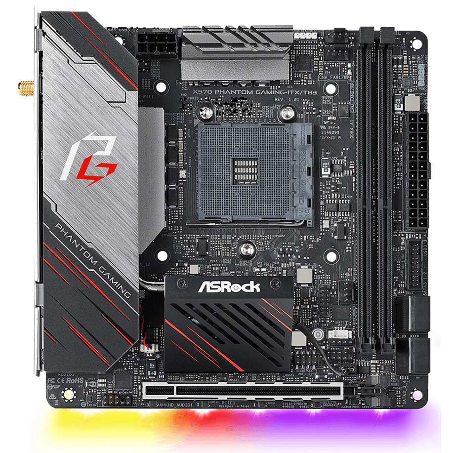 

Материнская плата ASRock X570 PHANTOM GAMING-ITX/TB3 (90-MXBB10-A0UAYZ)